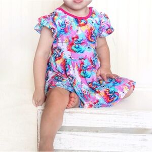 Bamboo Necessities NIB 3-6 month bow back twirl dress